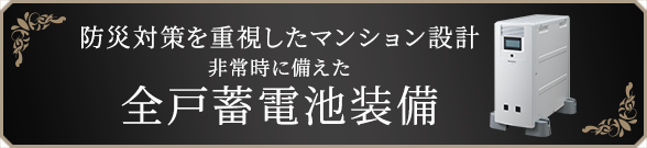 全戸蓄電池装備