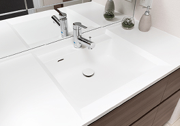 ボウル一体型カウンター